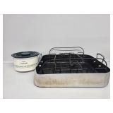 Rival Crockette, Large Roasting Pan with Rack,
