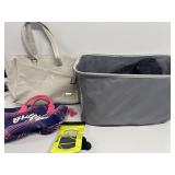 Large Gray Clever Made Bag, Net Shower Bags
