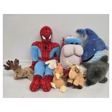 Stuffed Animals: Spiderman, Precious Moments