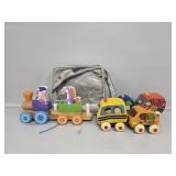 Kids Toys: Melissa and Doug Soft Cars, Wooden