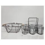 Chicken Wire Basket, Chicken Wire Caddy