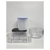 Rubbermaid Food Storage, Plastic Divided Caddy,