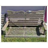 Wooden Swinging Bench Seat
