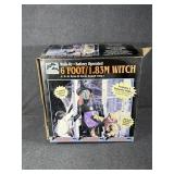 6 Foot Battery OPT Halloween Witch