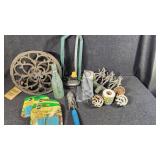 3 Tine Garden Cultivator, Melnor Hose Sprinkler,