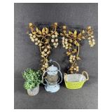 Dogwood Flower Wall Plaques, Lantern