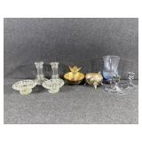 Candle Stick Holders and Angel Trinket Dish