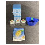 Tape Runner, Mini Storage Organizers, Jars,Tubs