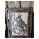 Michele Gauthier Native American Man Artwork