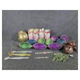 Christmas Tote With Ornaments & Lights