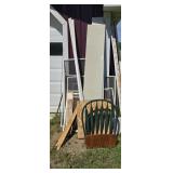 Assorted Screens, Wood Pieces