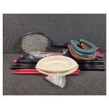 Yard Games: Badminton, Horse Shoes, Volleyball