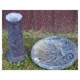 Concrete Bird Bath