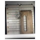 Metal Display Panels W/Hooks, PVC Pipe 4iNx65IN