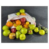 Faux Fruit-Apples, Oranges,Pears,Lemons,Grapes