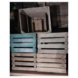 9 Wooden Crates Farmhouse Decor