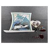 Handmade Stained Glass Pcs, Grandma Plaque
