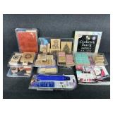 Wood Mounted Rubber Stamps, Cardstock,Crafts