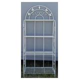 White Metal Bakers Rack