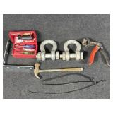 2 Galvanized Steel Lifting Eye Bolts, Stanley Tool