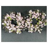 Pink Cherry Blossom Wreaths With Grapevine (2)
