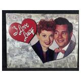 Metal "I love you" Sign Featuring Lucille Ball &