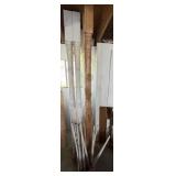 White Porch Posts (4) Wooden Porch Post, Vintage