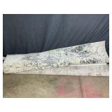 Area Rugs (2), 5.3"x 7 Cream and Gray Tones