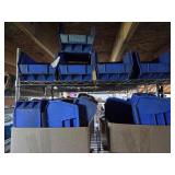 Blue Plastic Hardware Organizers