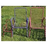 2 Metal Chairs, Kids Metal Chair