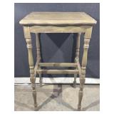 Console Table with Brown and Green Finish