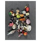 Old Christmas Ornaments, Plastic Horse&Carriage