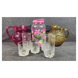 Sun Tea Container, Pink Pitcher