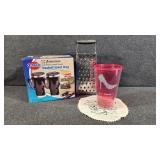 Emerson Heated Travel Mugs [2],Grater, Cup