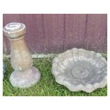 Concrete Bird Bath