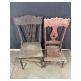 Vintage Wooden Chairs (2)
