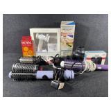 Steamer Iron, Curling Irons, Hair Brush,Lint Shave