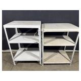 3 Tier Metal Utility Carts (2)
