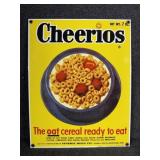 Cheerios Metal Tin Sign By Ande Rooney