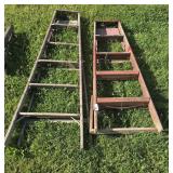 2 Wooden Ladders