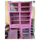 All Pink Vintage Cabinet 9 Feet Tall 5 Feet Wide