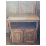 Small Wooden Entertainment Cabinet