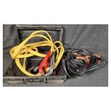 2 sets of jumper cables with box