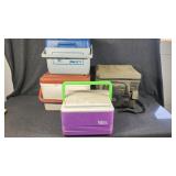 Sport Coolers , 1 soft side, 3 hardside