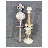 Metal Garden Finials(2)
