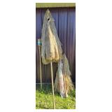 Hawaiian Themed Umbrellas(3), Tiki Torches(2)