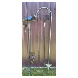 Spoon Wind Spinners, Shepherd Hook, Plant Holder