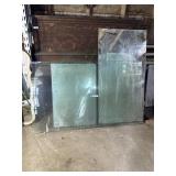 Glass Tops(4), Unframed Mirrors(2)