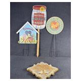 Lawn Decor & Welcome Ceramic Hanging Sign