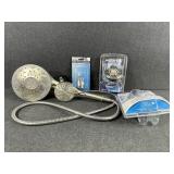 Shower Heads (5), Shower Filter, Soap Dish